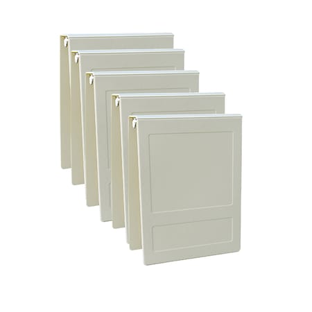 Omnimed 1.5 Inch Top Open 3 Ring Binder In Beige, PK5 205010-3BG5